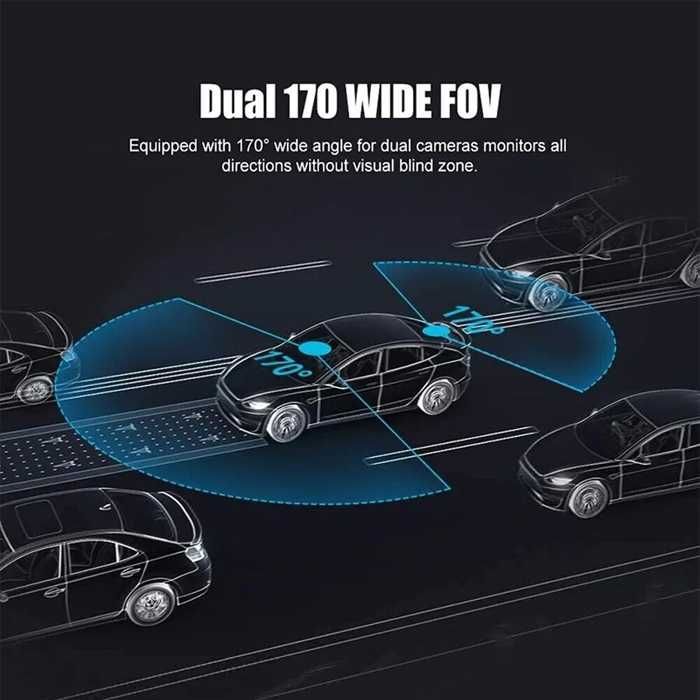 Видеорегистратор 2464 2.4 Инча + 2 Камери