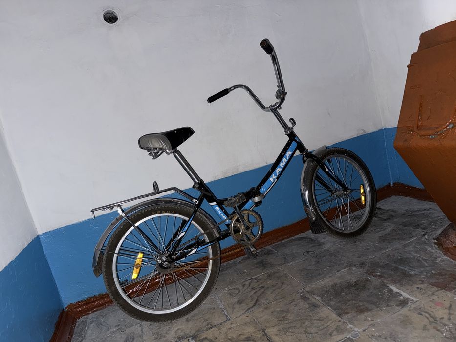 Черно-синий Велосипед кама