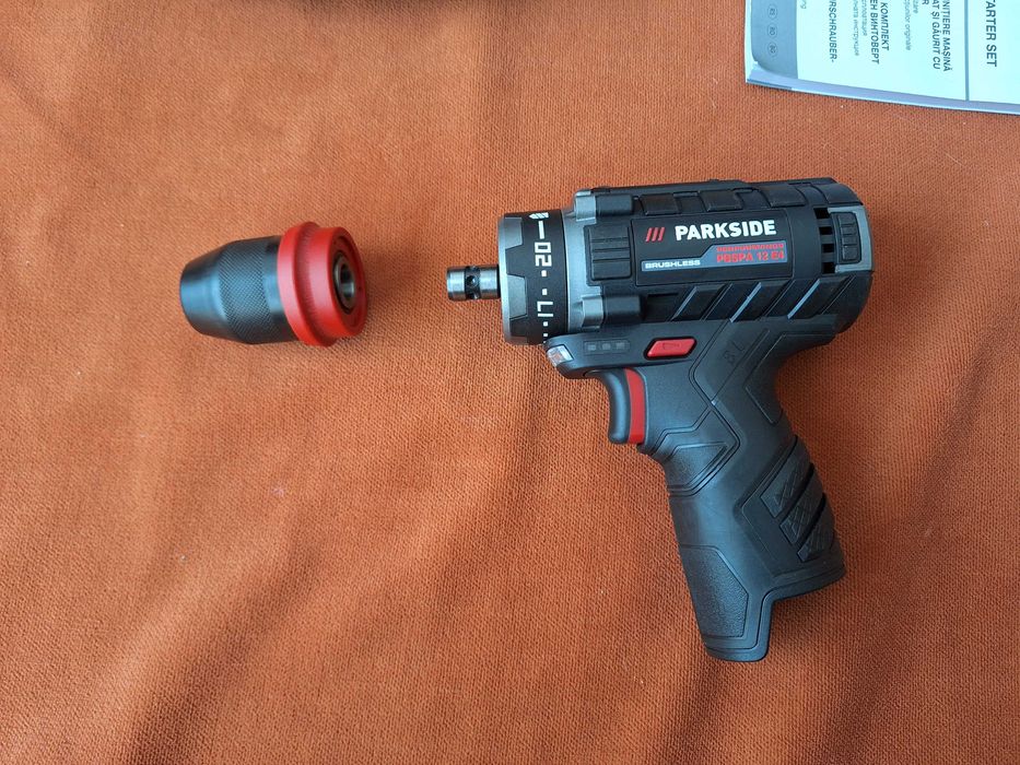 Masina de gaurit si insurubat Parkside Brushless – Performance - PBSPA 12 E4
