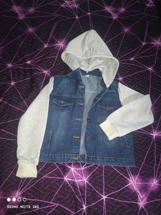 Джинсовая куртка на девочку