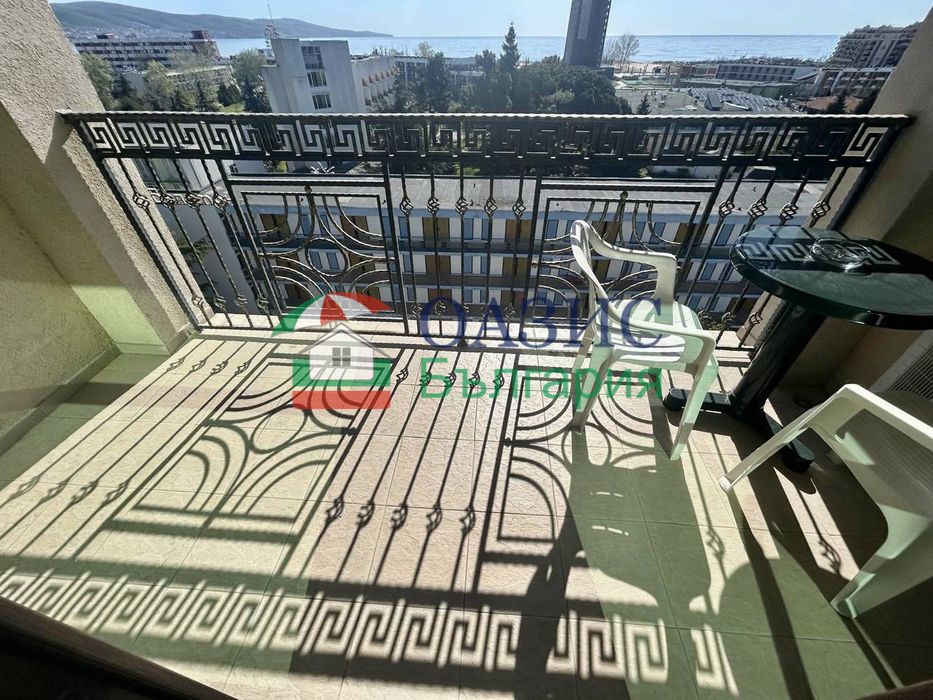Просторно студио с изглед към морето в комплекс Бабилон, Слънчев бряг, България, 50,87 кв., цена 82 900 евро # 34240962