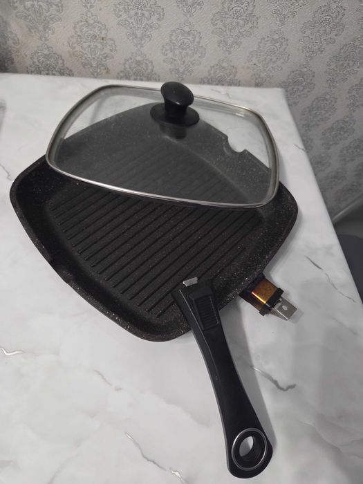 Сковорода гриль б/у