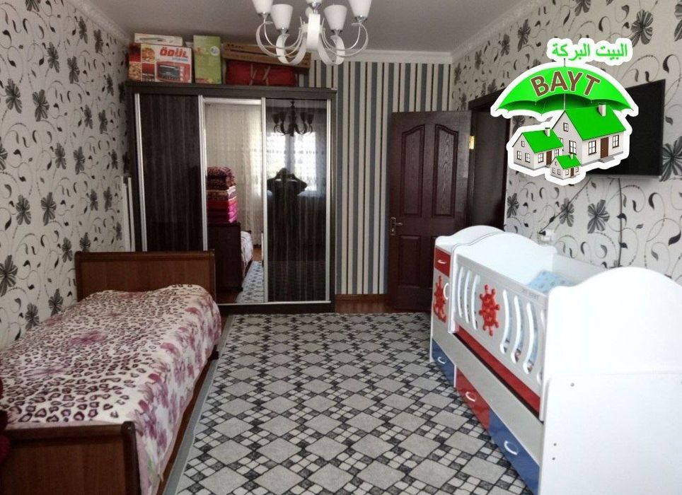 3-комнатная 2×6Балкон Продаётся квартира Сергели-8