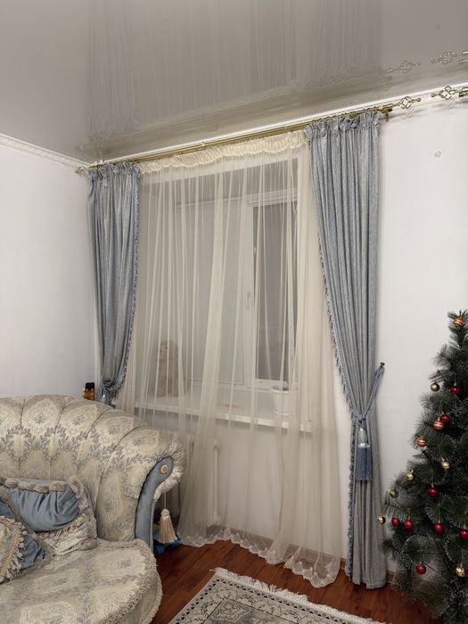 Продам шторы и тюль с гардинами