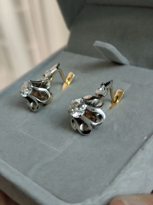 Советские тюльпан сережки 750 пр.