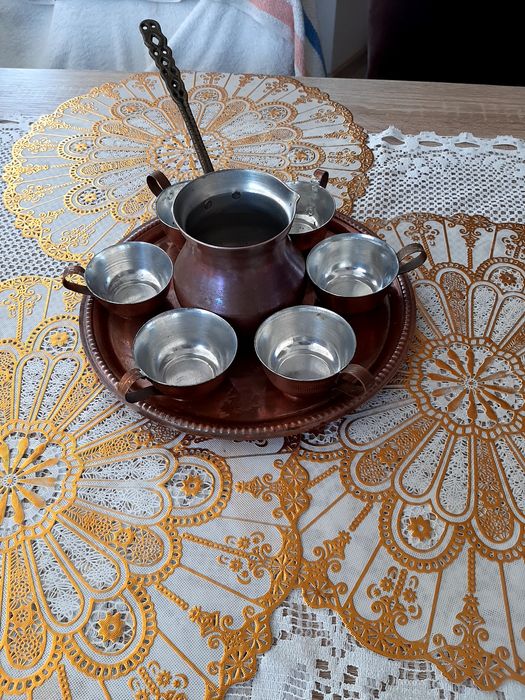 Меден Сервиз за Кафе Джезве с чаши Мед