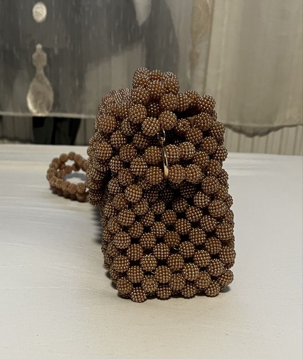 Geanta handmade din margele