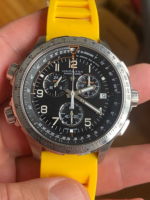 Продавам оригинален Мъжки часовник Hamilton Khaki Aviation X-Wind