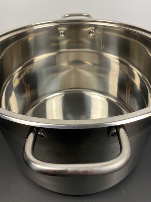 Oala inox 26 litri cu capac pentru gatit cantitati mari