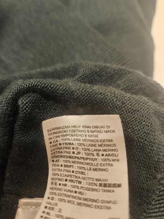 Bluza lana fina merinos Gap M
