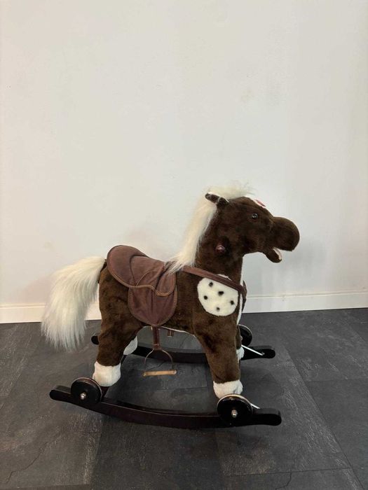 Balansoar Cal cu sunete si roti pentru copii