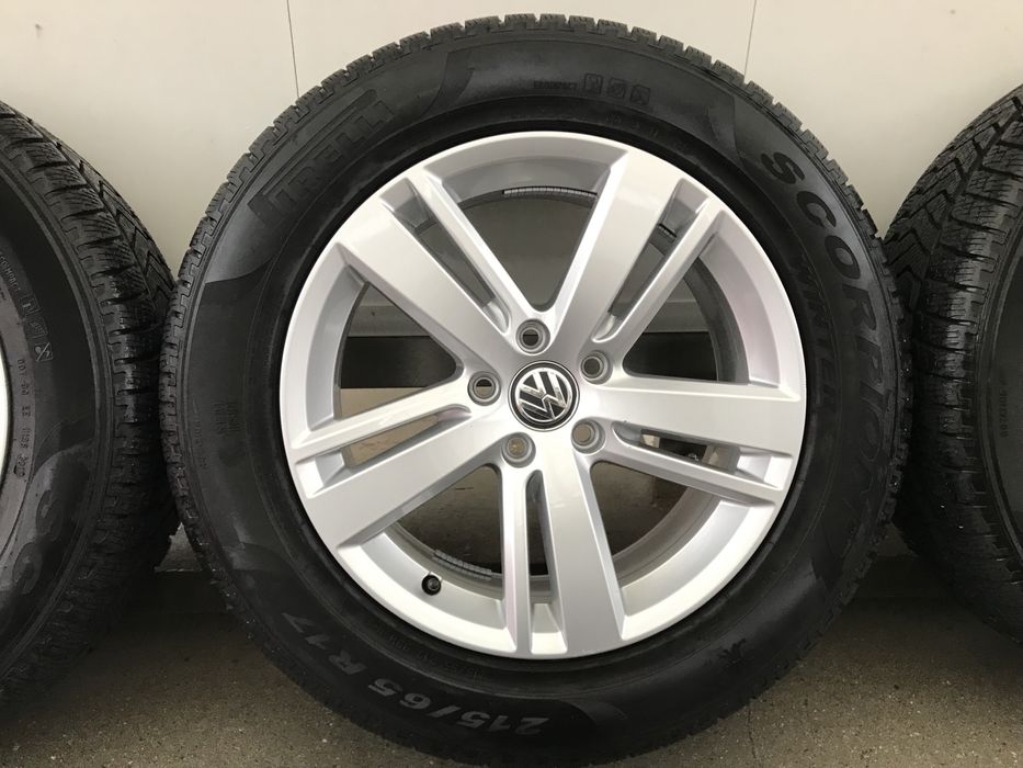 Jante Roți 17 VW Tiguan Seat Tarraco Skoda Kodiaq Anvelope 215 65 R17