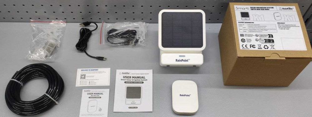 Автополив для комнатных растений RainPoint | Smart+Solar panel