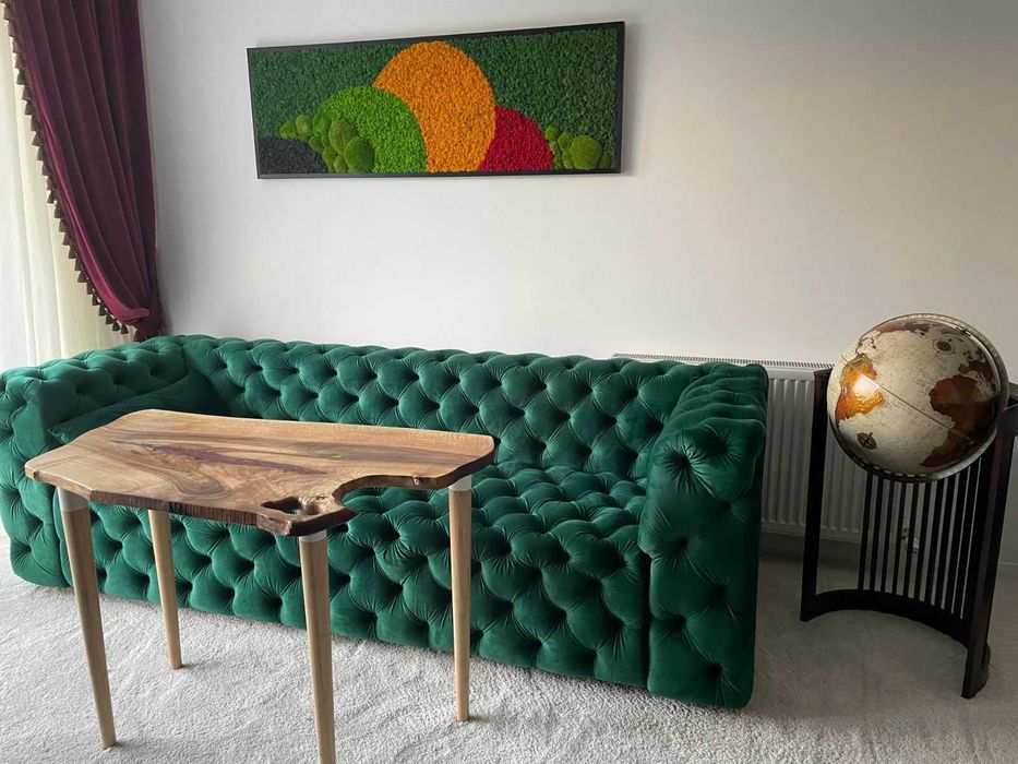 Vand canapea Chesterfield 3 locuri fixa