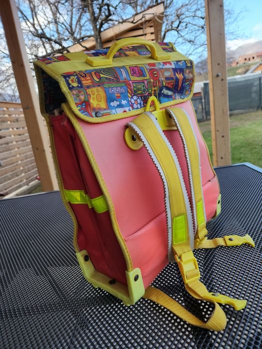 Ghiozdan școlar vintage