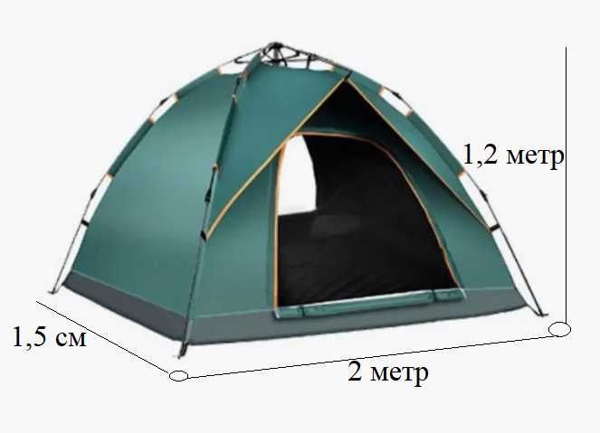 Палатка-трех вида по размеру 2, 3, 4 местный Доставка бесплатно