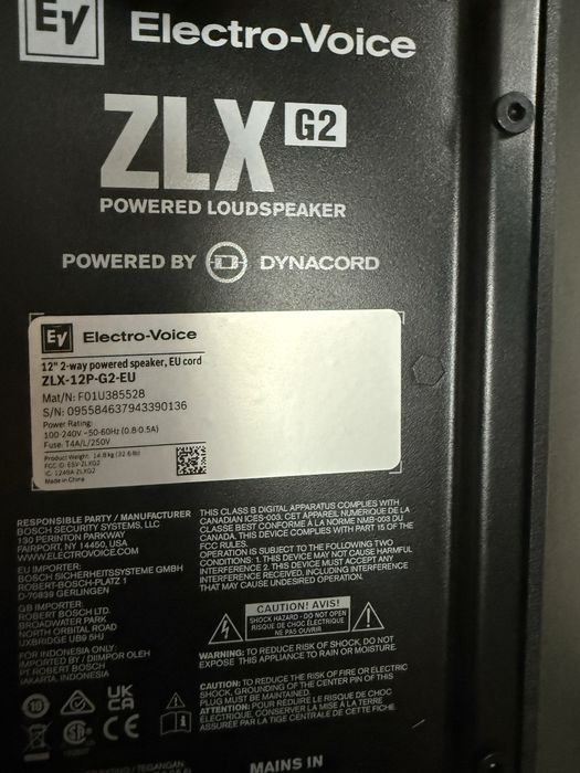 Electrovoice zlx 12p g2 cu bluetooth