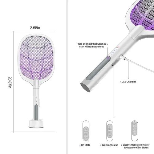 Электрический ракетка для уничтожение комаров,мух 1200 мач