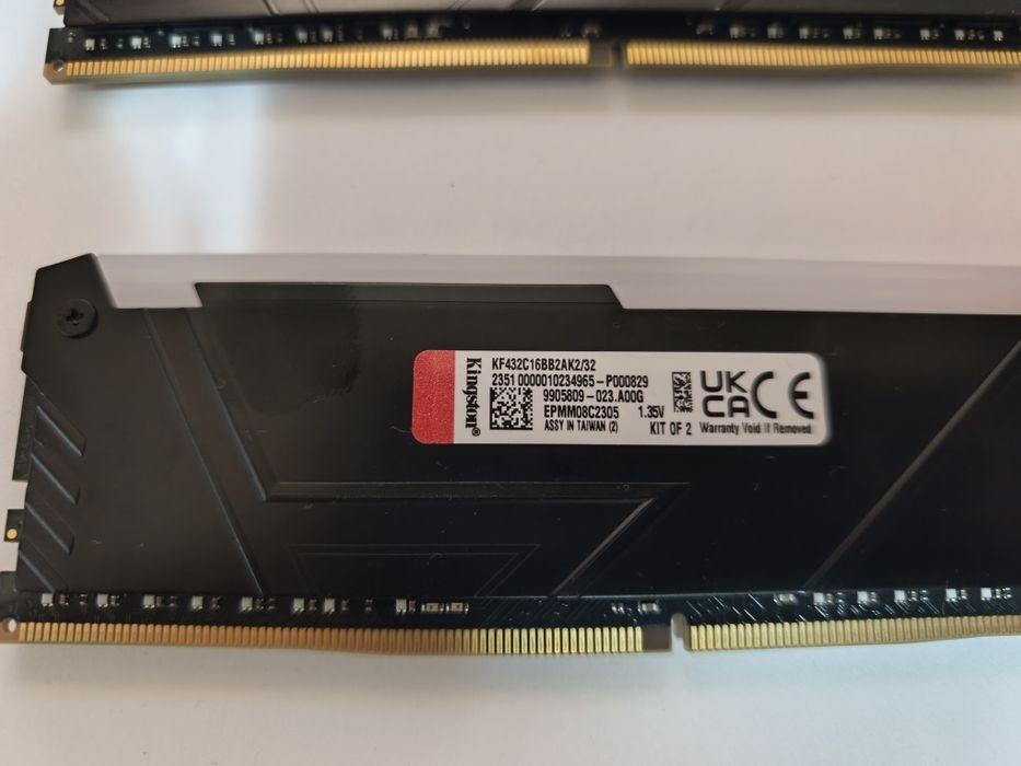 32gb DDR4 3200Mhz Kingston hyperX Fury Beast.16gbx2