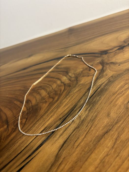 Colier Tennis Diamante naturale 2.84 Ct. Aur roz 14K Eternity