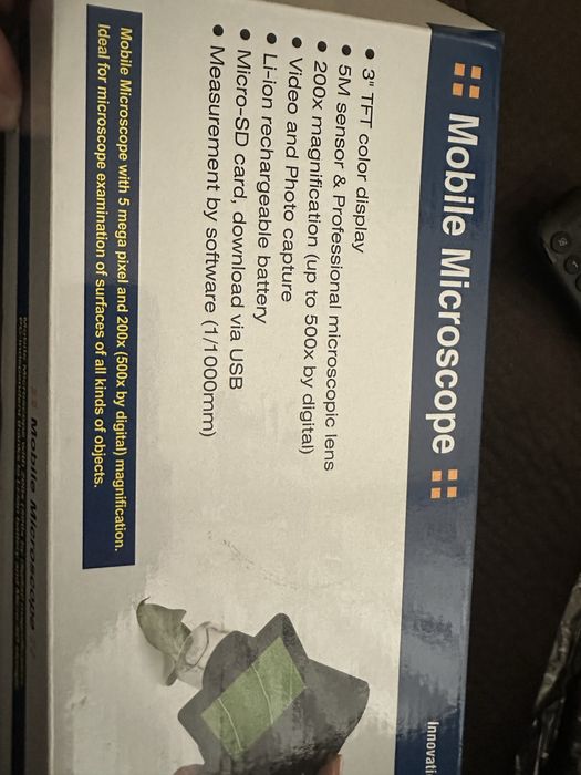 Microscop portabil Digital 200x(500xdigital)