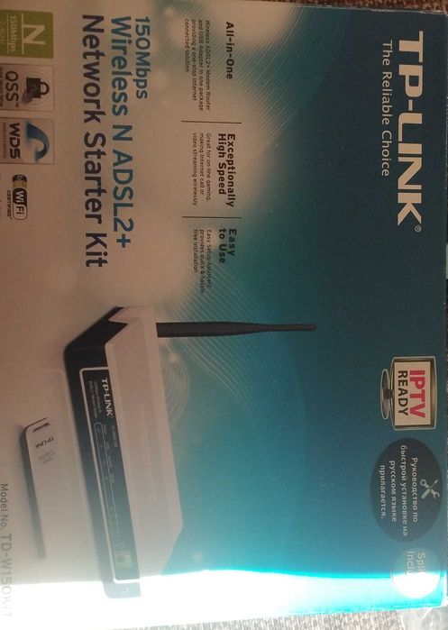 TP-LINK ADSL2+ модем