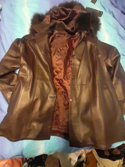 Geaca de piele dama mărime L
