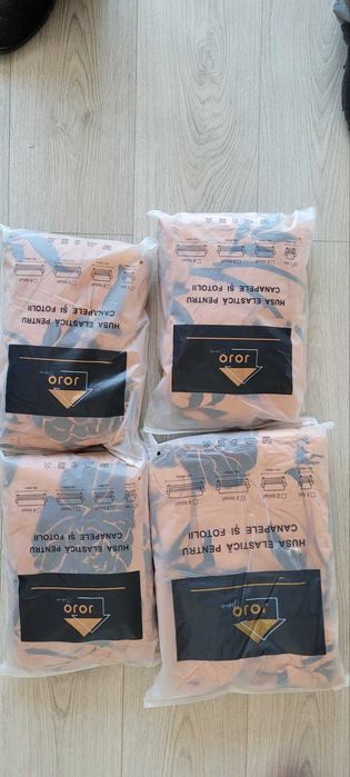 Калъфи за холна гарнитура с диван и фотьойли - чисто ново - 89лв