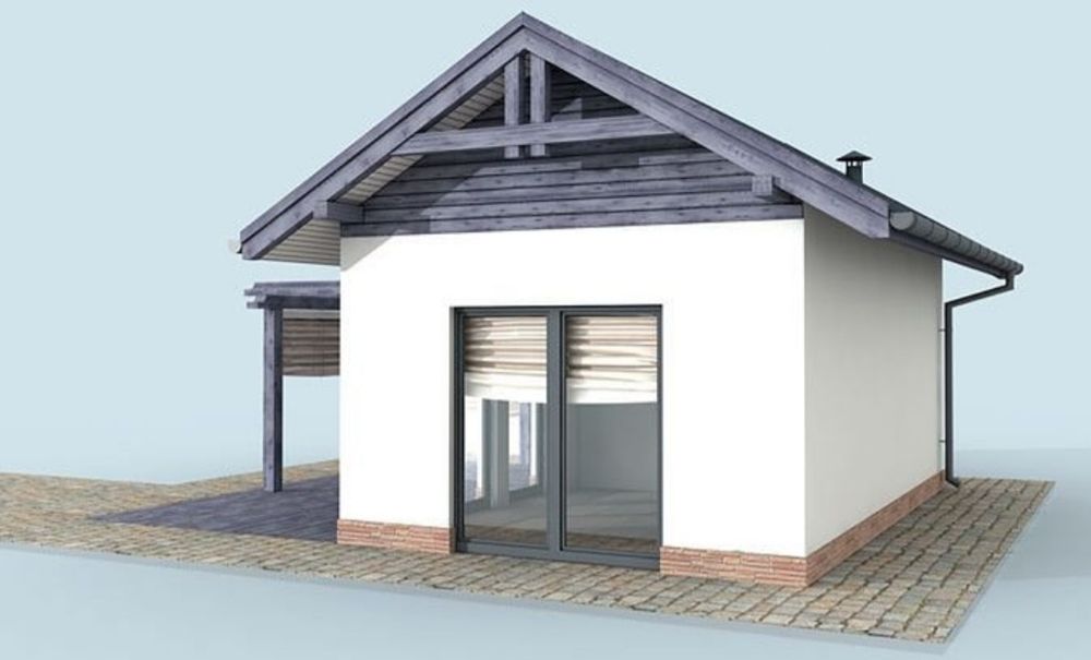 Vând case pe structură metalică și învelite cu panouri sandwich