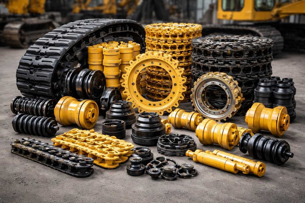 Cale de rulare, steluta sprocket, role rulare, transmisie finala, roata ghidaj idler Takeuchi