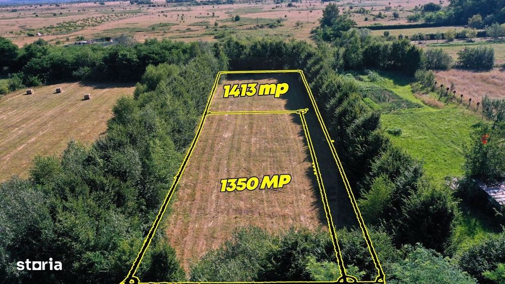 Teren intravilan de vânzare 1350+1413 mp zona Valea Avrigului