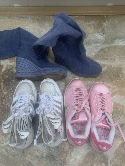 Летни дънкови  ботуши и спортни обувки