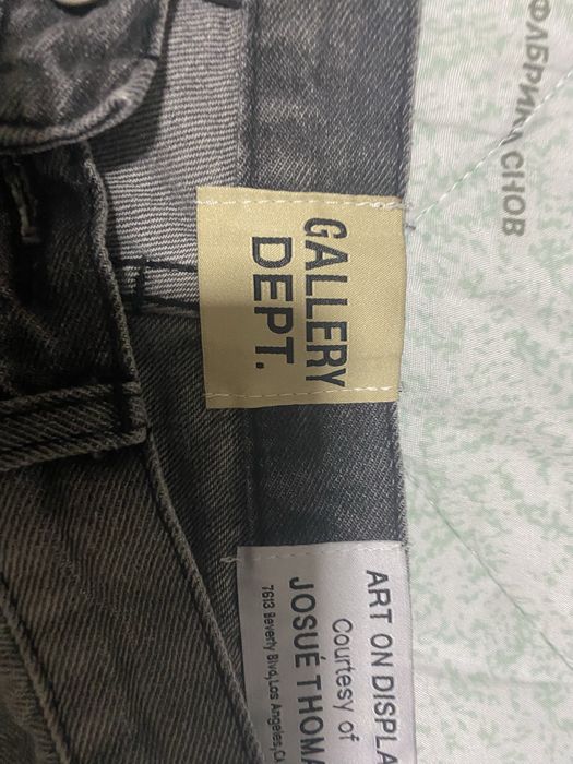 Серые джинсы Gallery Dept Flared