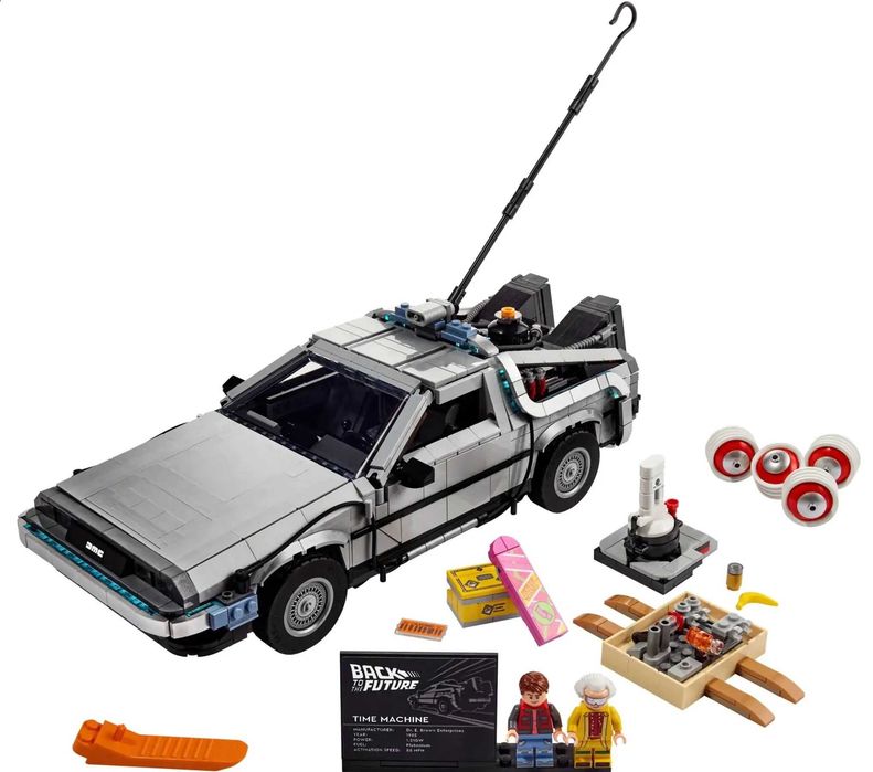 LEGO Icons 10300 Машина на времето от „Завръщане в бъдещето“