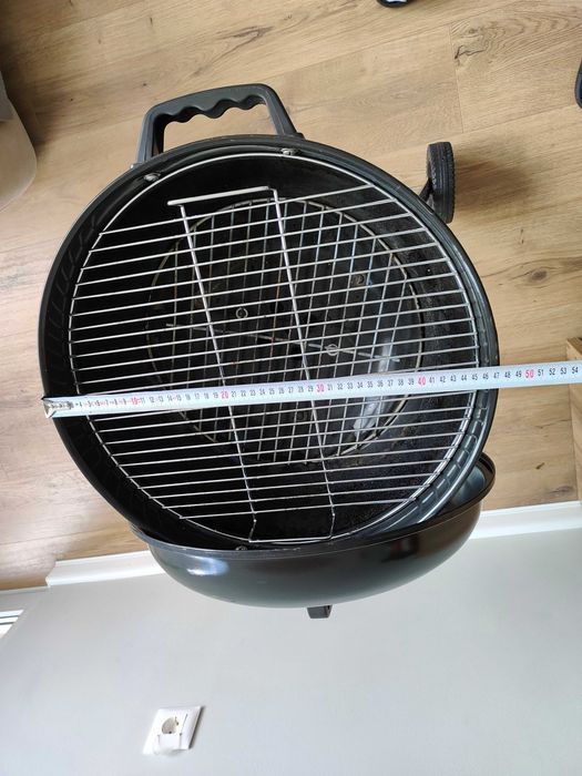 Кръгло сферично барбекю на въглища Mirpol BBQ Line (47 см) с капак и пепелник – Отлично състояние