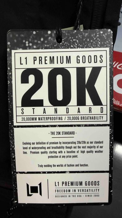 Salopeta snowboard/ski L1 Premium goods UKKA bib black XS