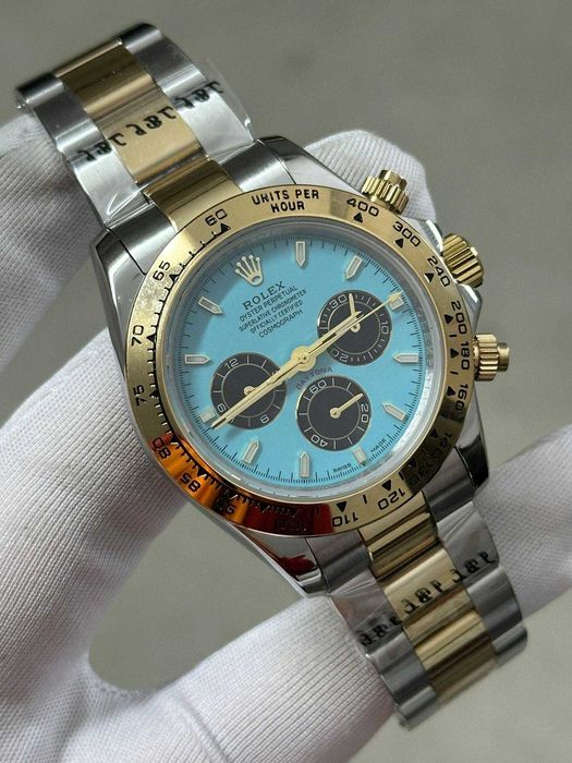 Rolex Daytona Tiffany Dial Two Tone Gold Steel 40mm