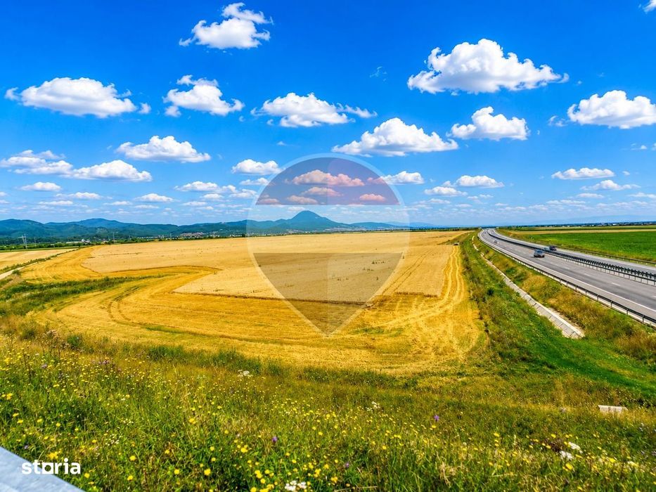 Teren extravilan 17,000mp Rasnov langa Autostrada A3, zona industriala