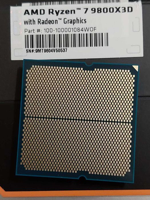 AMD Ryzen 7 9800X3D + Gigabyte B650M Gaming X AX Wi-Fi rev.1.3