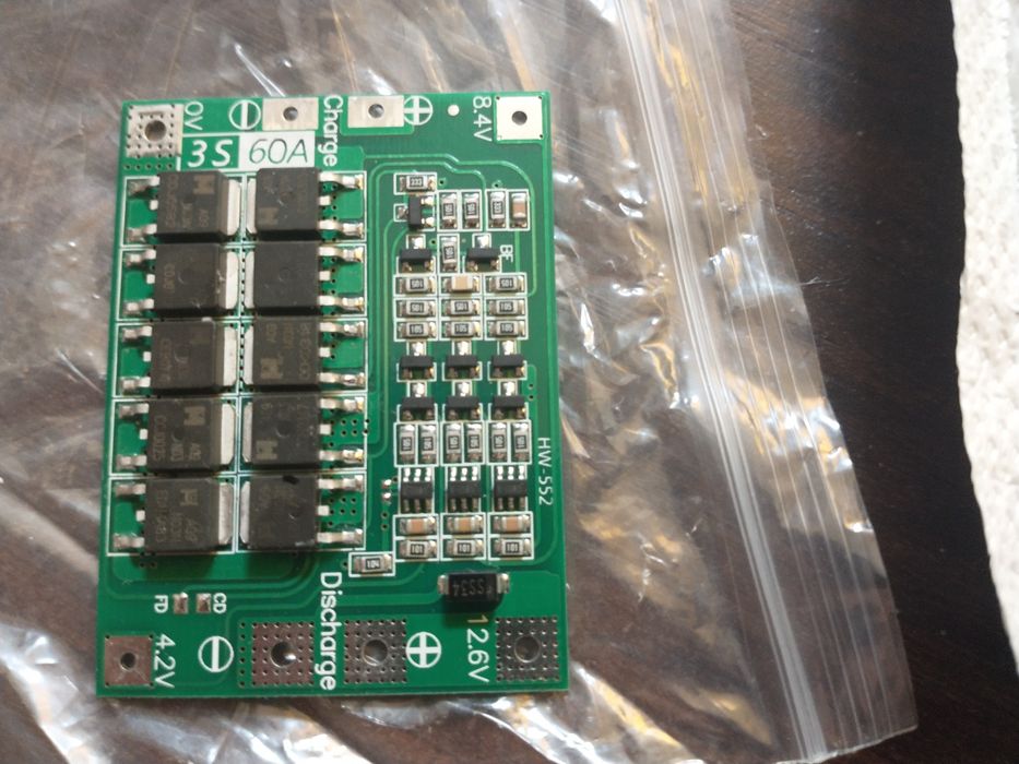 Module incarcare protectie balans BMS LiIon 3S-5s  40A-100A 18650