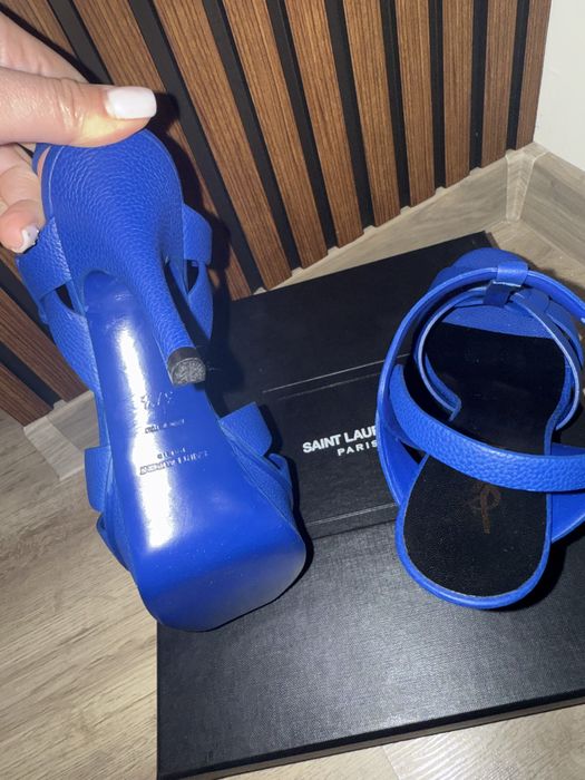 Високи обувки на ток saint Laurent