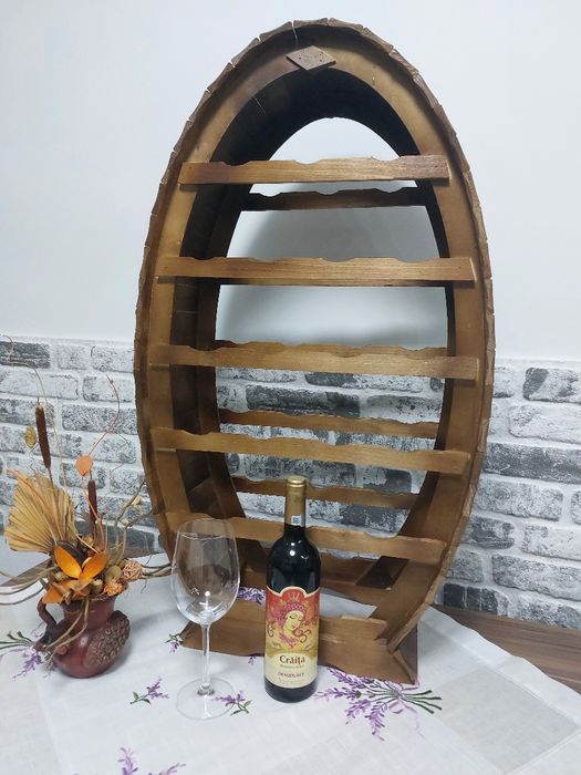 Suport pentru 20 sticle de vin rustice