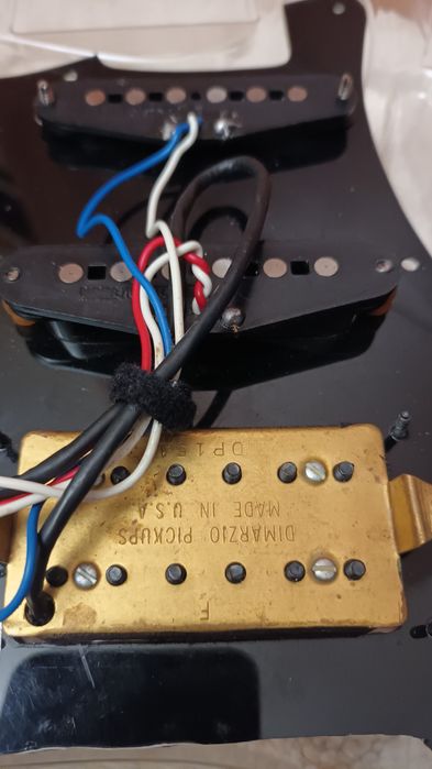 Loaded guitar pickguard Fender