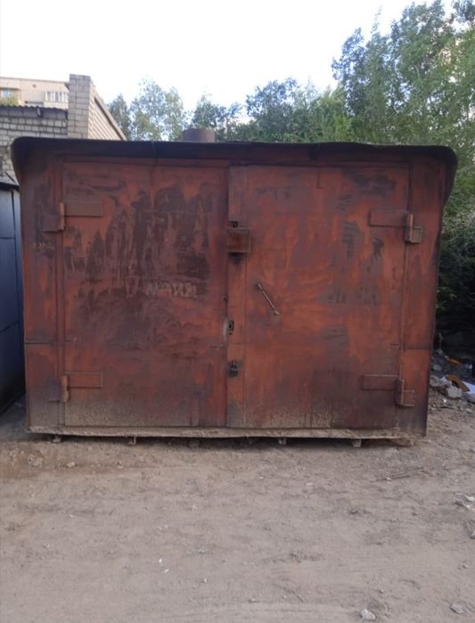 Срочно продам цельнометаллический гараж