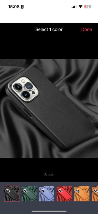 Кожен калъф за iPhone 11/12/13/14/15 PRO, PLUS и PRO MAX