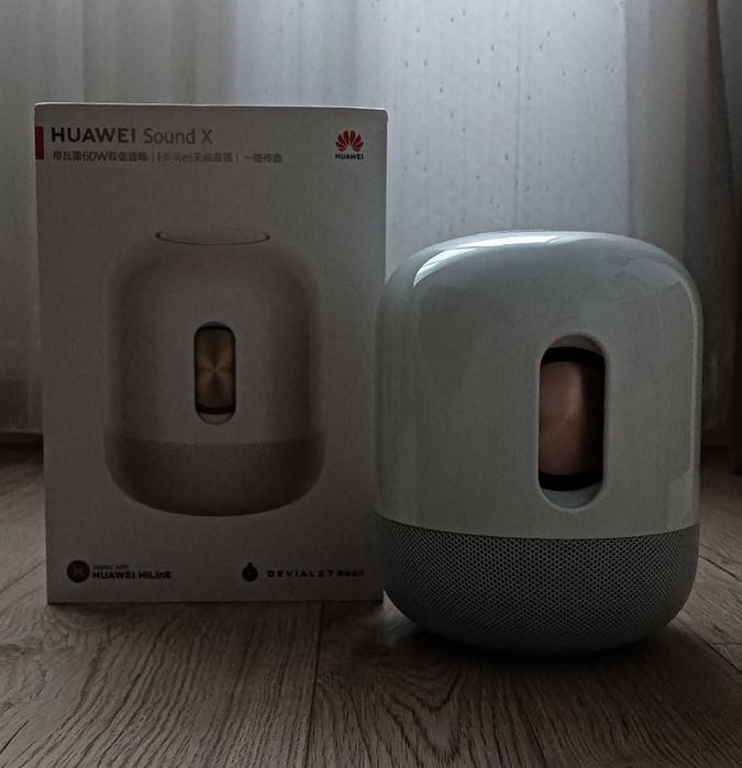 Boxa portabila Huawei Sound X nu Devialet, Bluetooth, Wi-fi, NFC