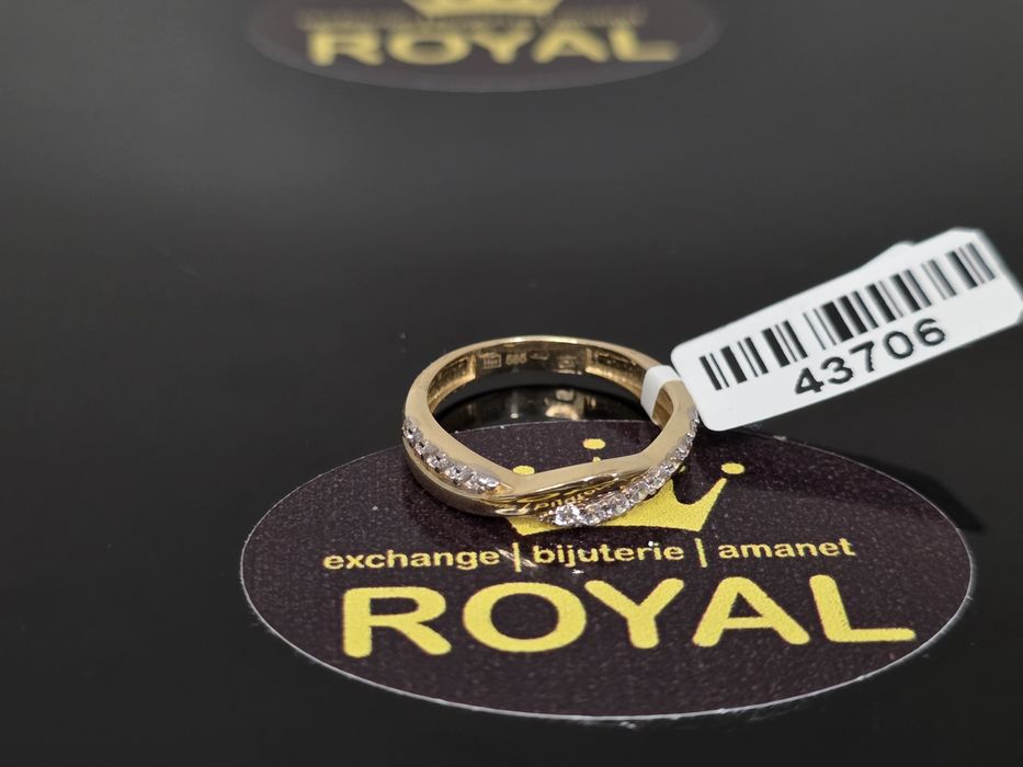 Bijuteria Royal: Inel aur 14k/1.73 gr
