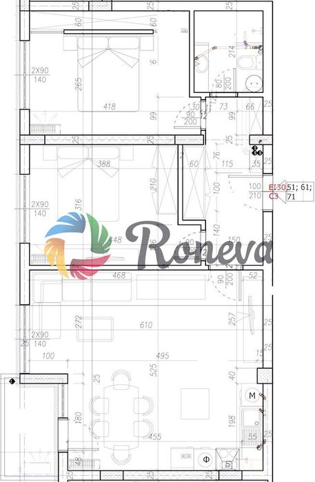 Продава се Тристаен апартамент в Варна, Владислав Варненчик - 94 кв.м за 950 €/кв.м - Снимка #3