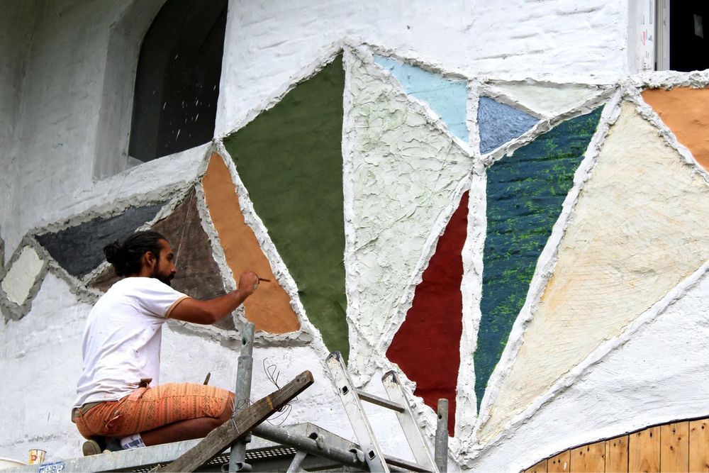 Tencuiala decorativa, fatade exterioare casa, mari capodopere pictate