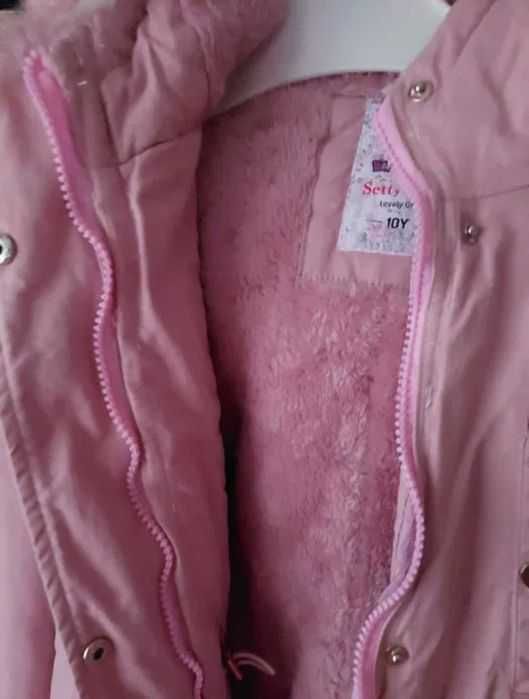 Geacă groasa căptușeală blana 8/11 ani